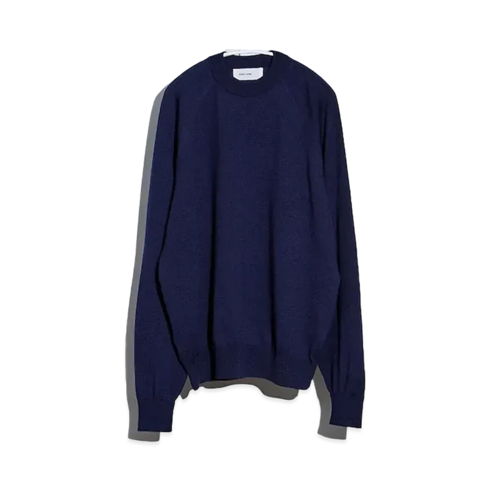 everyone High Gauge Knit Sweater "Navy"