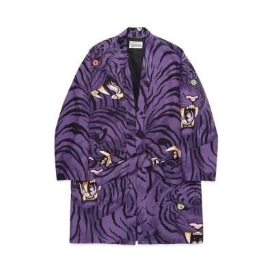 WACKO MARIA TIM LEHI / GOWN COAT "Purple"