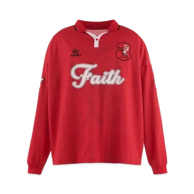 SAINT Mxxxxxx Soccer Shirt Faith "Red"