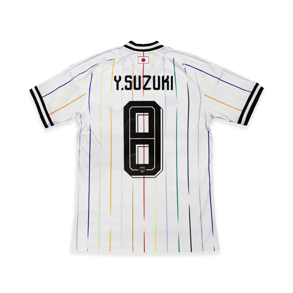 adidas Soccer Japan 2026 Away Replica Jersey #8 Yuito Suzuki "OffWhite/Black"