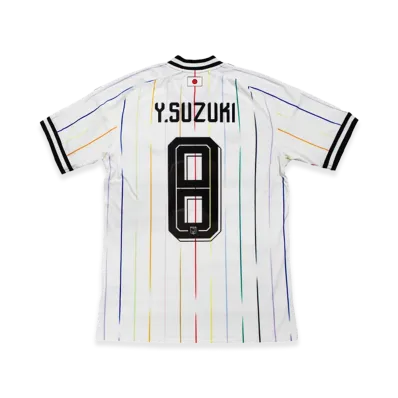 adidas Soccer Japan 2026 Away Replica Jersey #8 Yuito Suzuki "OffWhite/Black"