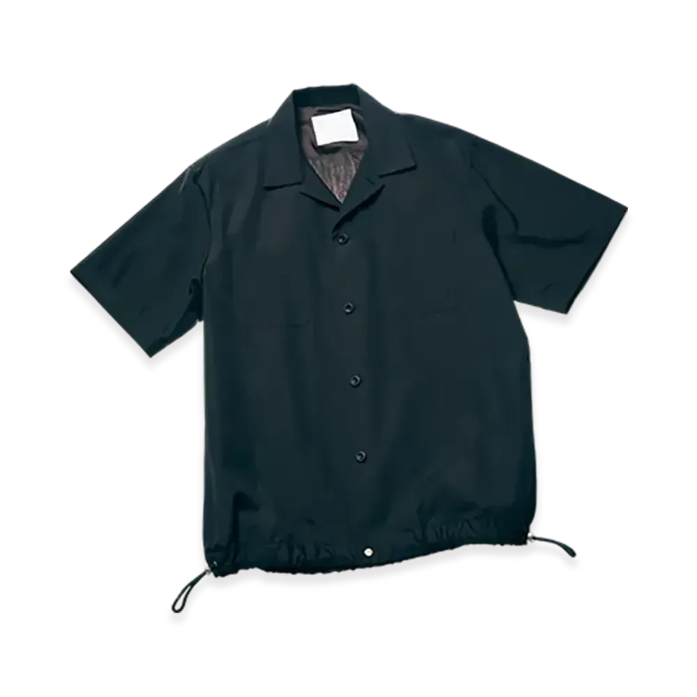 sacai Cotton Poplin Shirt "Black"