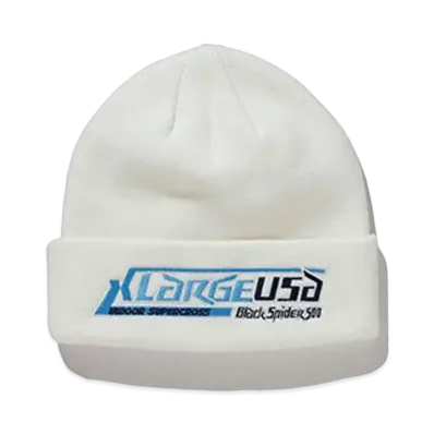 XLARGE x AVIREX Knit Cuff Beanie "White"