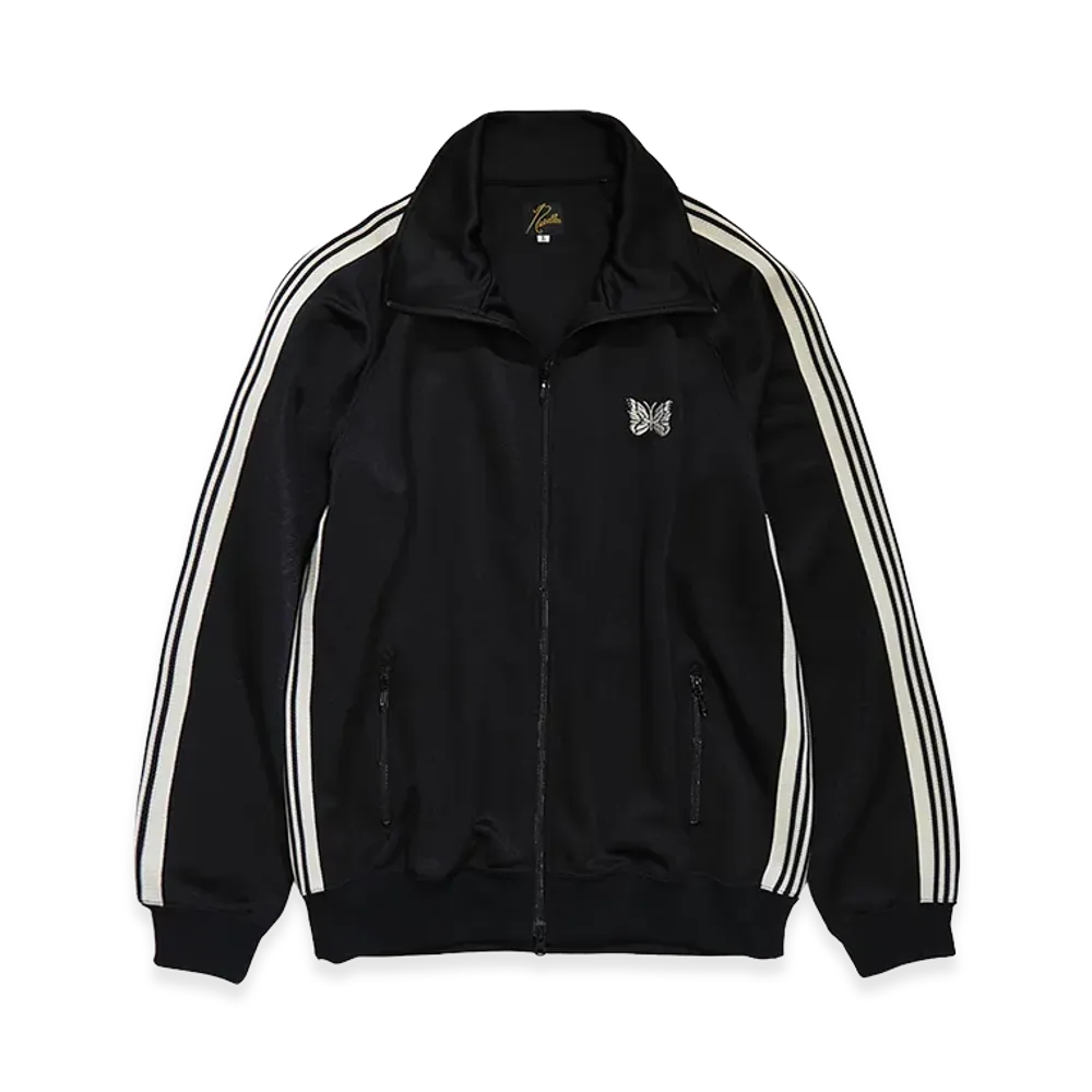 NEEDLES x STUDIOUS Track Jacket - Poly Smooth "Black"