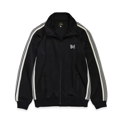 NEEDLES x STUDIOUS Track Jacket - Poly Smooth "Black"