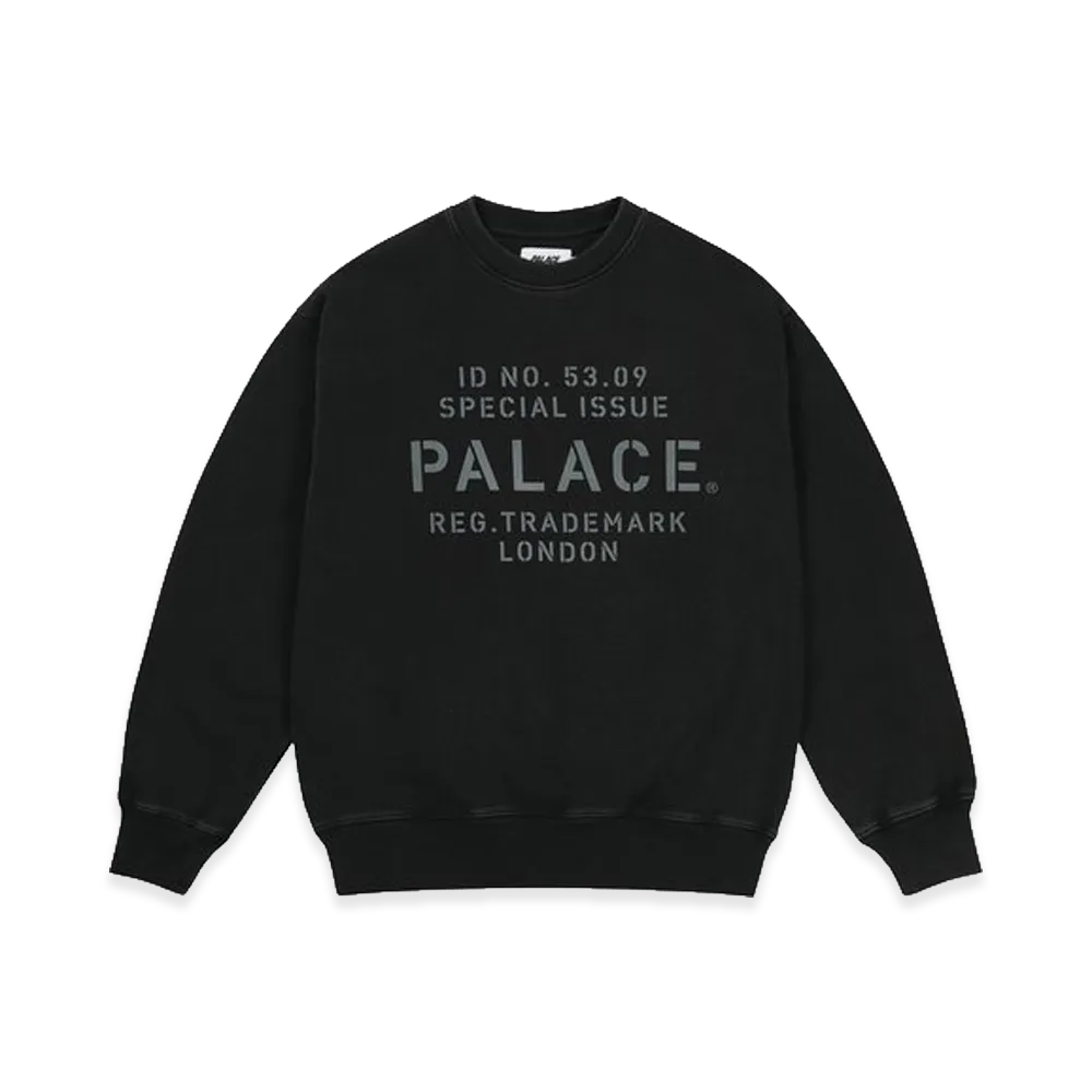 PALACE Stencil Crew "Black"
