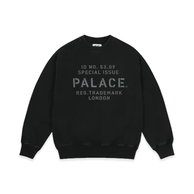 PALACE Stencil Crew "Black"