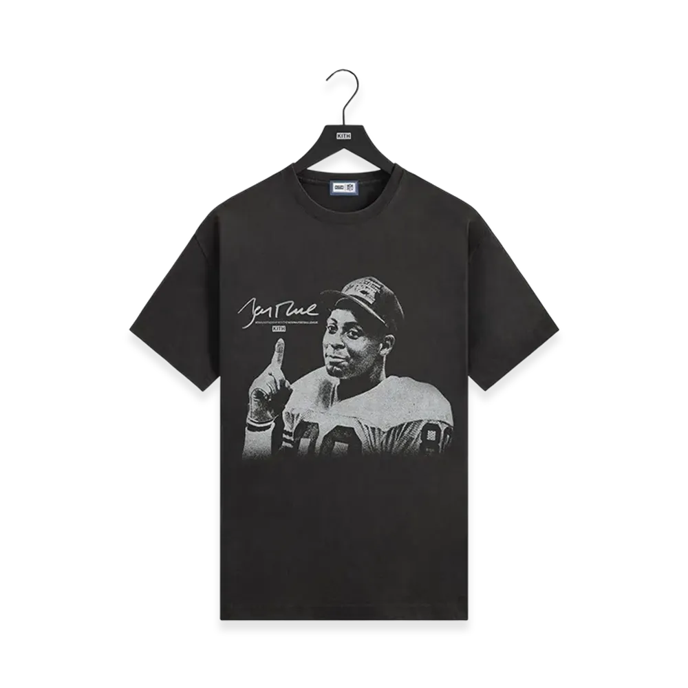 Kith x the NFL Jerry Rice Vintage Jones Tee "Black"