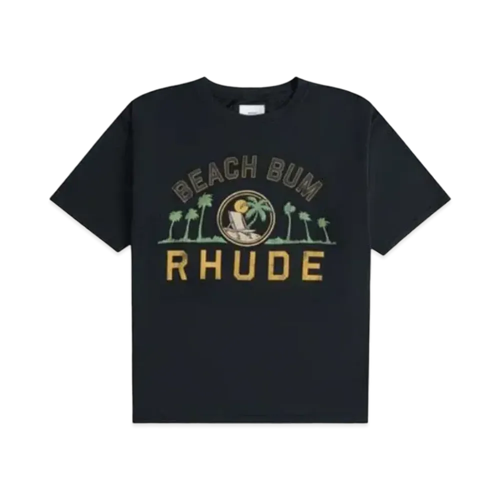 RHUDE Palmera Tee "Black"