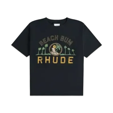 RHUDE Palmera Tee "Black"