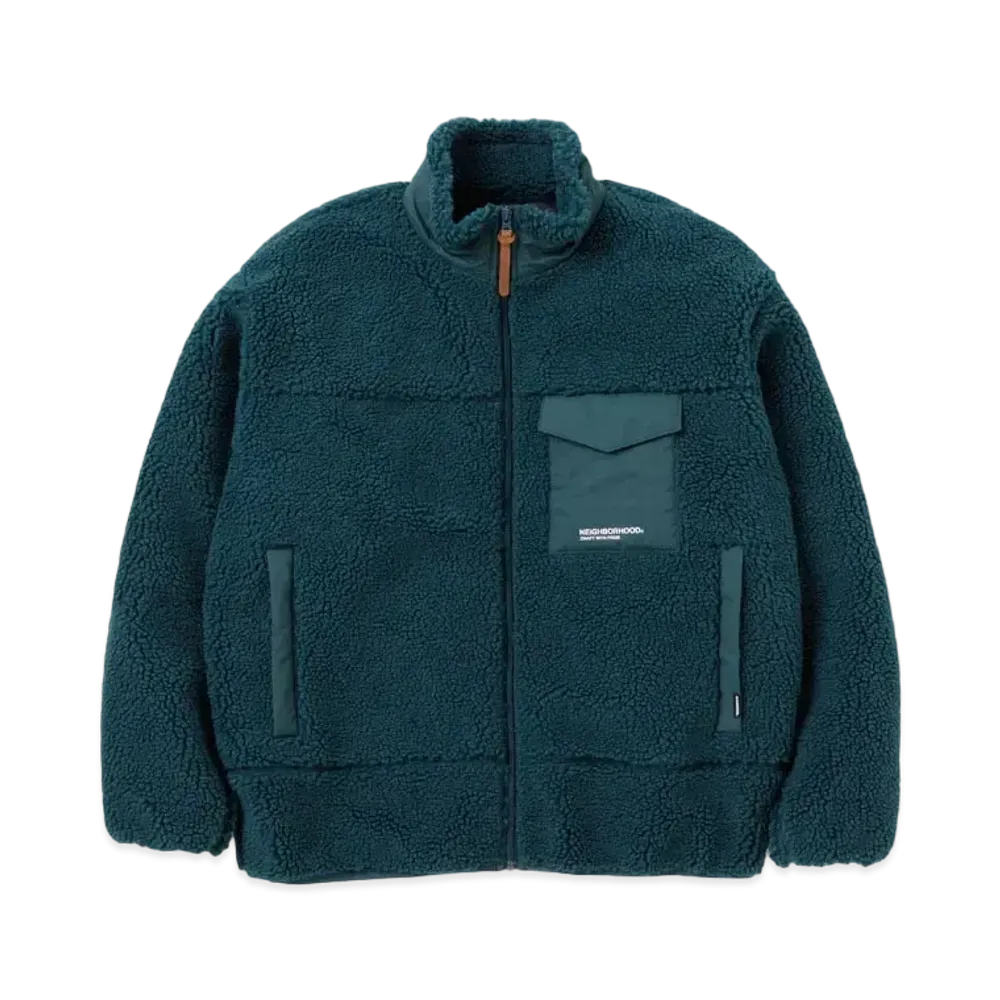 NEIGHBORHOOD Boa Fleece Jacket "Green"