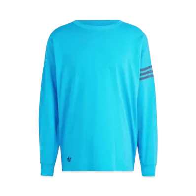 adidas Street Neuclassic Long Sleeve T-shirt "Bright Blue"