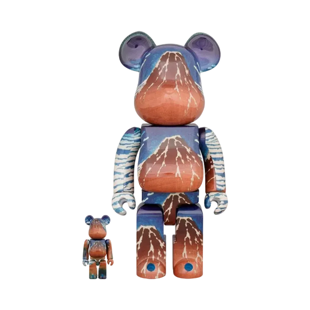 Bearbrick KATSUSHIKAHOKUSAI 「Thirty-six Views of Mt. Fuji Red Fuji」100% & 400%