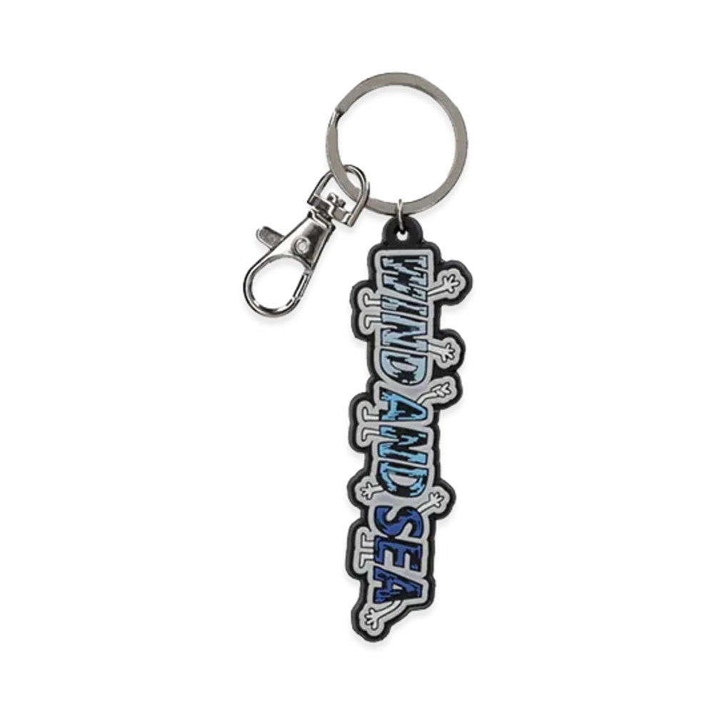 WIND AND SEA x MATTHEW LANGILLE Logo Keychain "Blue"