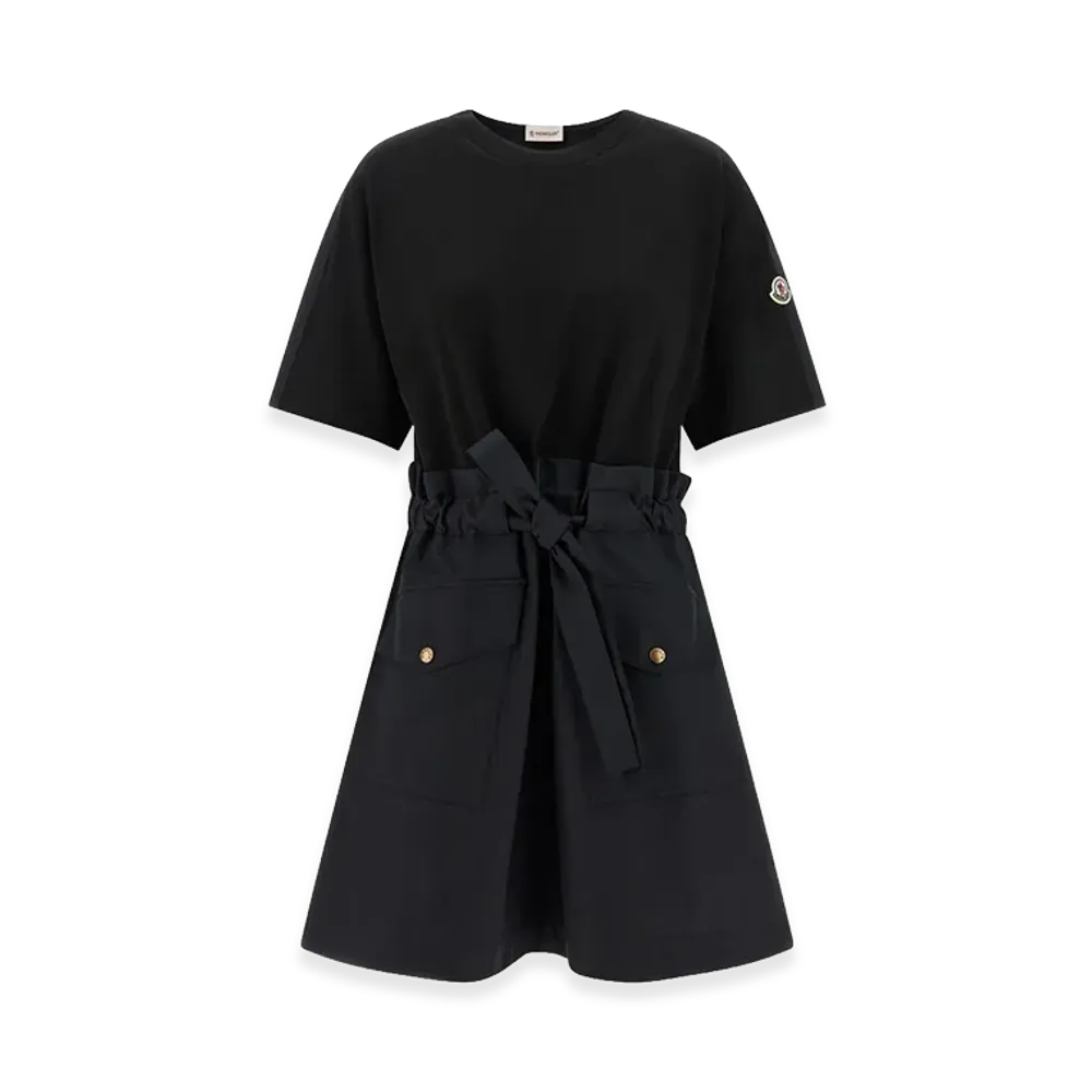 MONCLER Women's Belt Dress "Black"