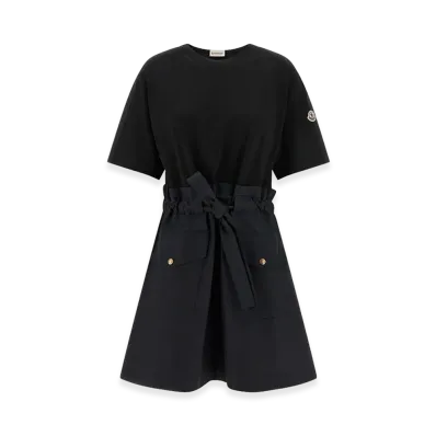 MONCLER Women's Belt Dress "Black"
