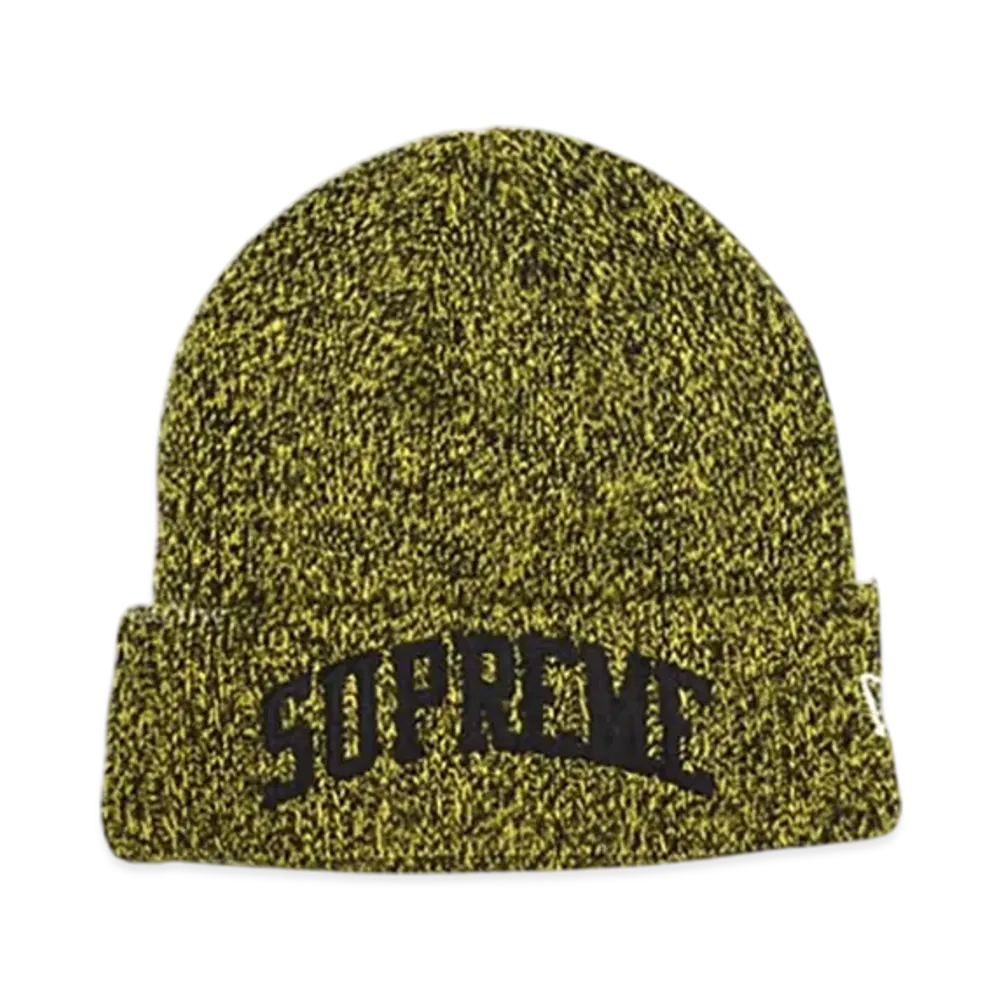Supreme New Era Arc Logo Beanie "Yellow"