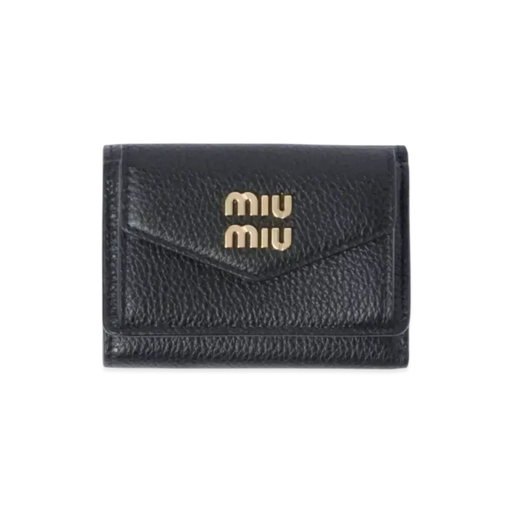 MIUMIU Small Leather Wallet "Black"