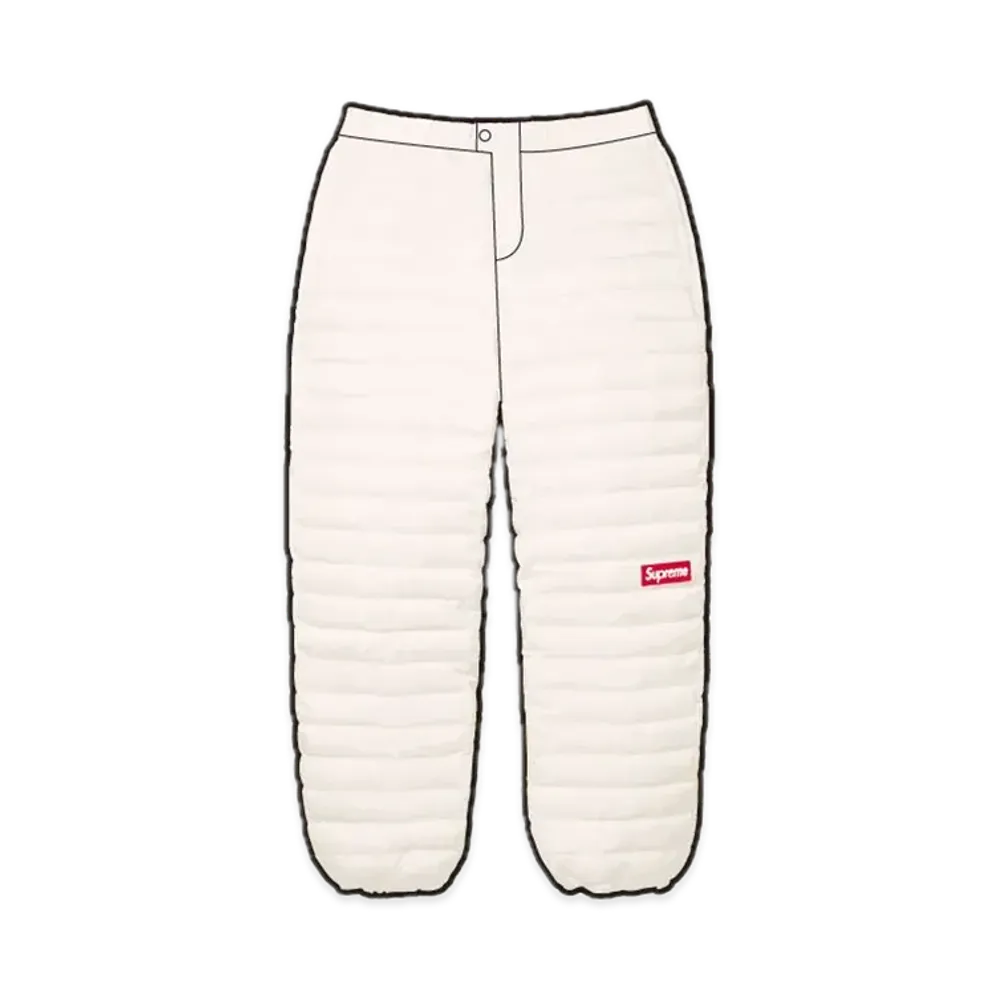 Supreme Micro Down Pant "White"