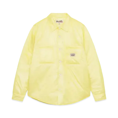 Stussy Fatigue Overshirt Nylon "Pale Lime"