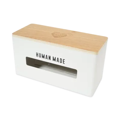 HUMAN MADE DOUBLE SIDED TISSUE CASE "White"