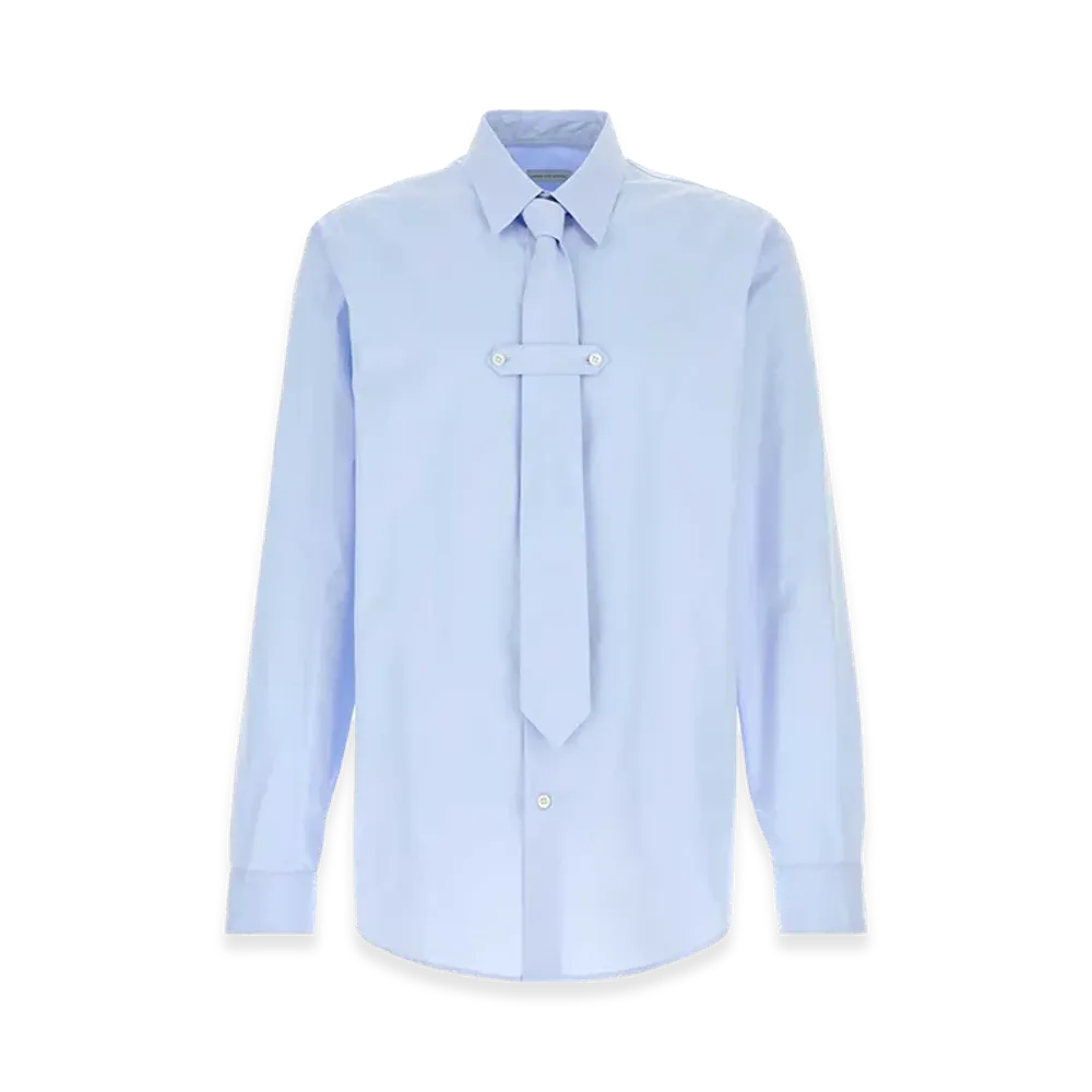 DRIES VAN NOTEN Cilian Poplin Shirt "Light Blue"
