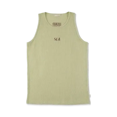 WIND AND SEA ES Waffle Tank Top "PF Green"