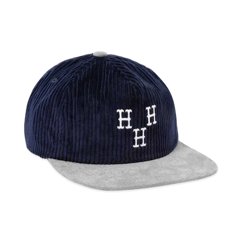 HUF Hat Trick Snapback Hat "Navy"