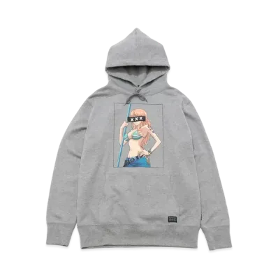 GOD SELECTION XXX x ONE PIECE HOODIE GX-A22-OPHD-01 "Gray"