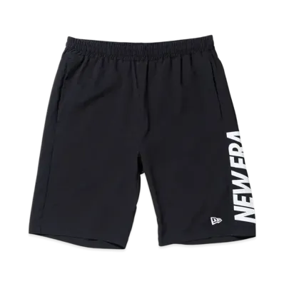 NEW ERA Performance Apparel Crosswear Short Pants Wordmark Logo "Black"