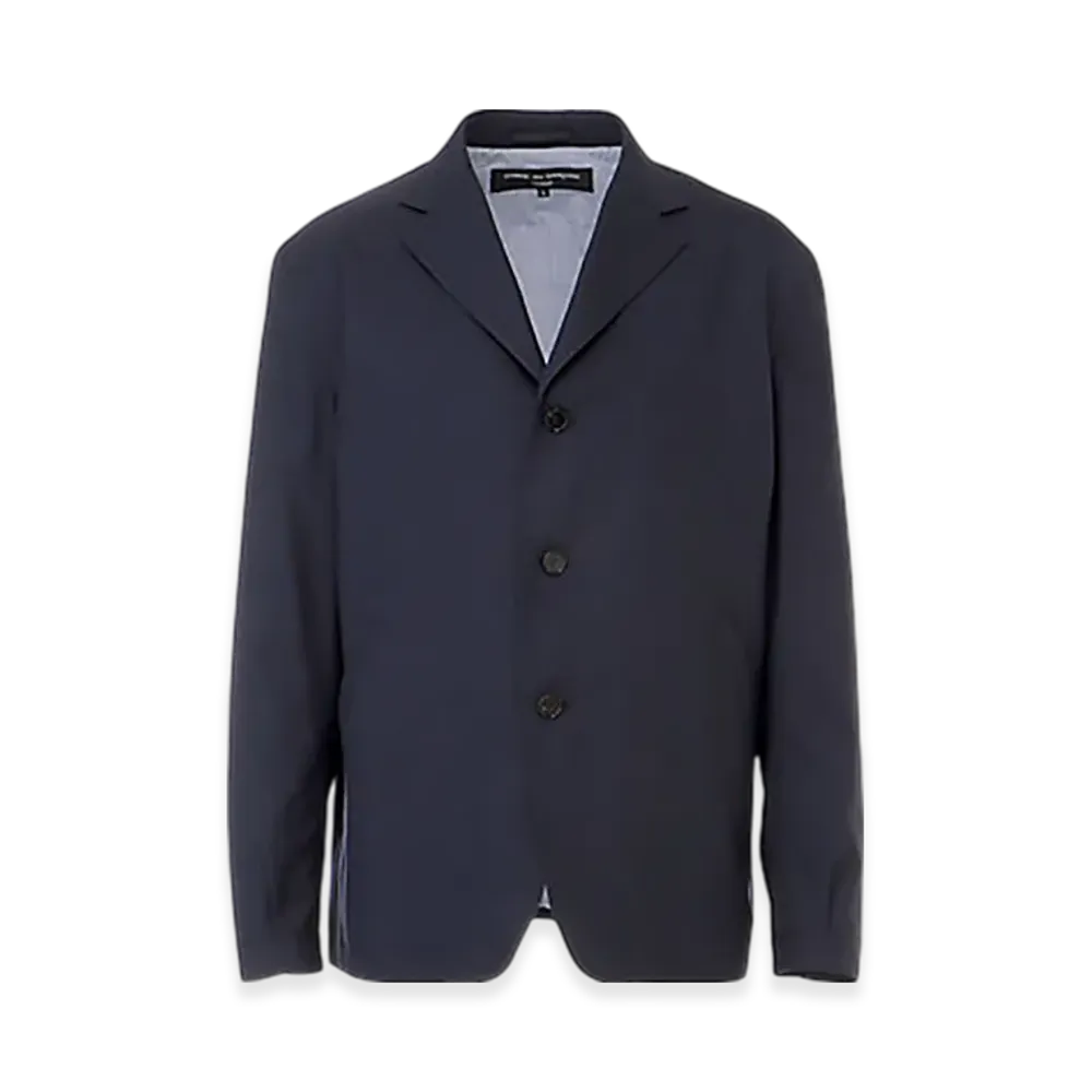 COMME des GARCONS HOMME Wool Tropical Jacket "Navy"