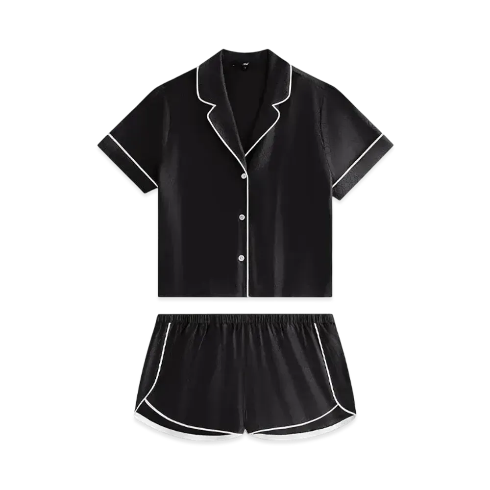 Kith Kithmas Women Crest Monogram Pajama Set "Black"
