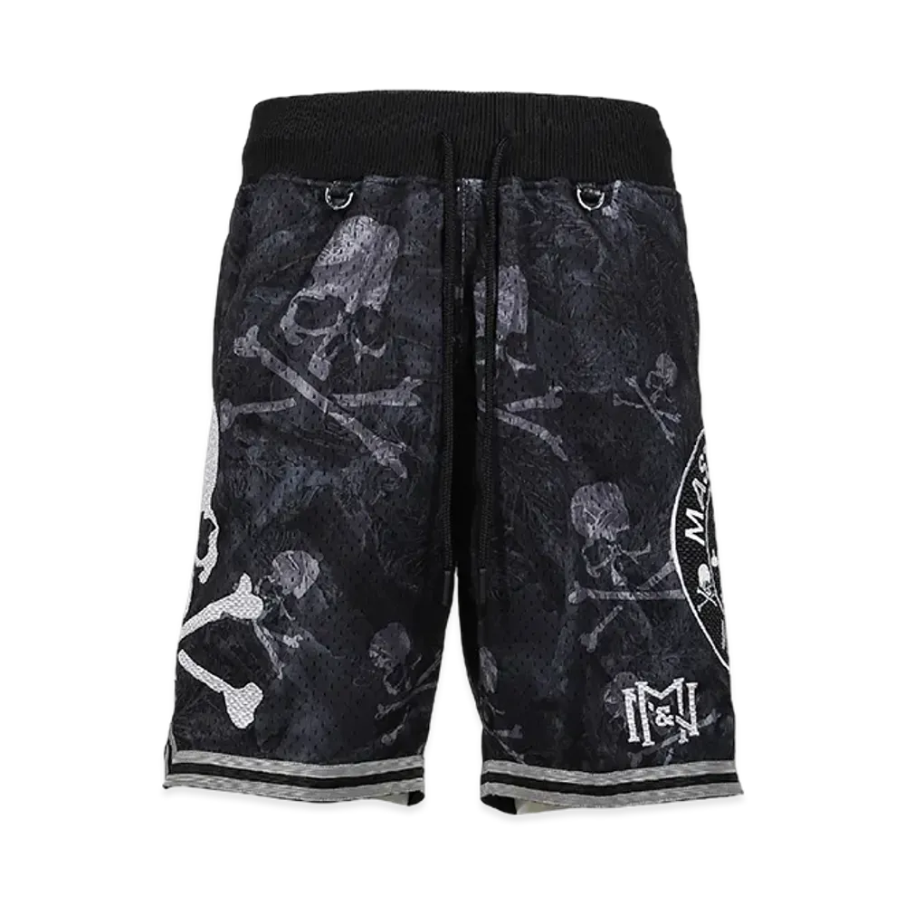 MASTERMIND WORLD x Mitchell&Ness Print Shorts "Black"