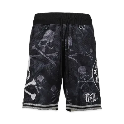 MASTERMIND WORLD x Mitchell&Ness Print Shorts "Black"
