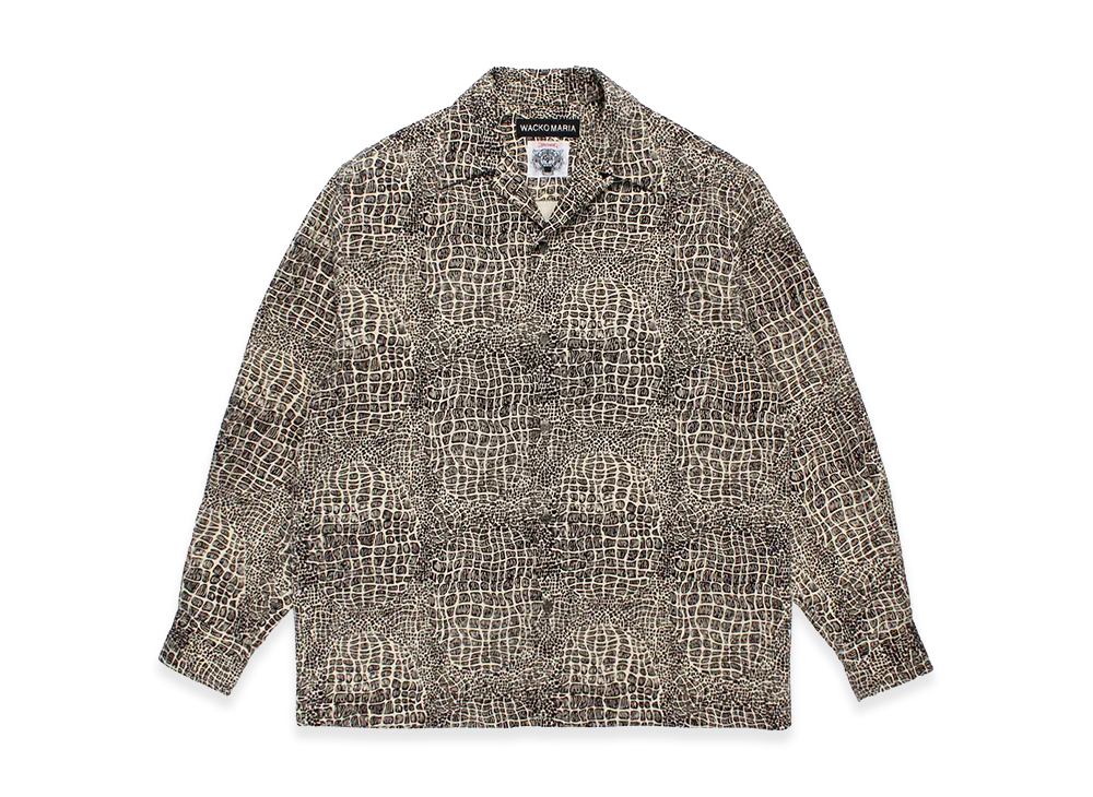 WACKO MARIA x Wolf's Head Corduroy 50'S Open Collar Shirt "One"