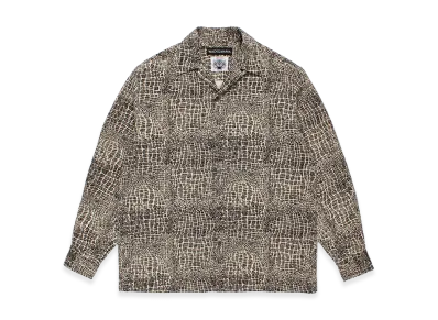 WACKO MARIA x Wolf's Head Corduroy 50'S Open Collar Shirt "One"