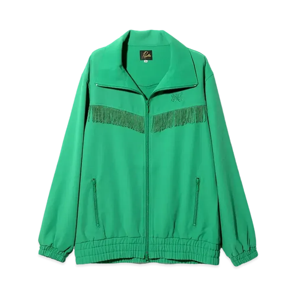 Needles Fringe Track Jacket - Poly Kersey "Green"