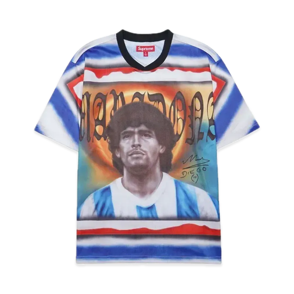 Supreme Maradona Soccer Jersey "Multicolor"
