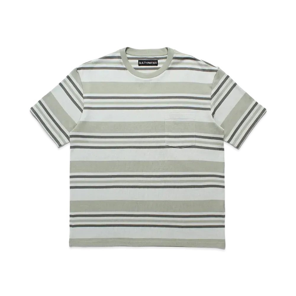 WACKO MARIA Striped T-Shirt "Mint"