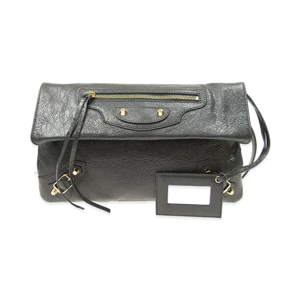 BALENCIAGA Handbag Lambskin "Grey"