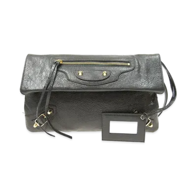BALENCIAGA Handbag Lambskin "Grey"