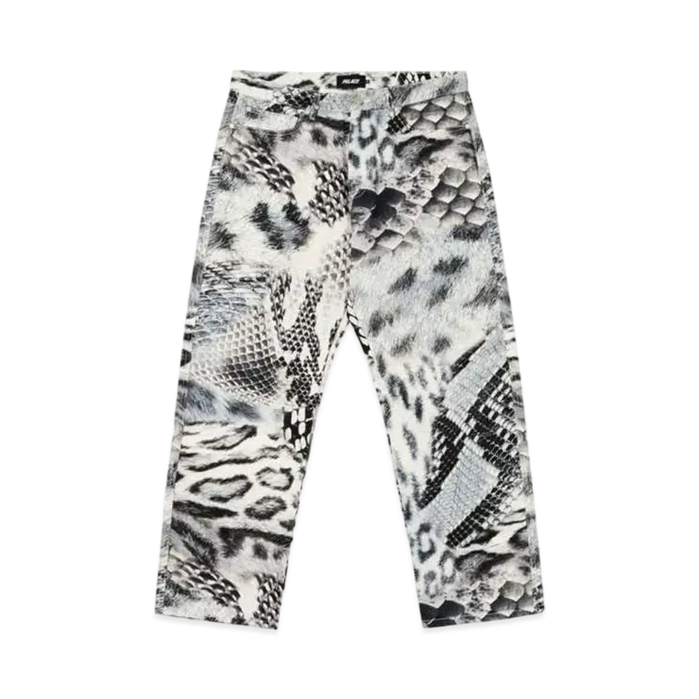 PALACE Animal Print Jean "Gray"