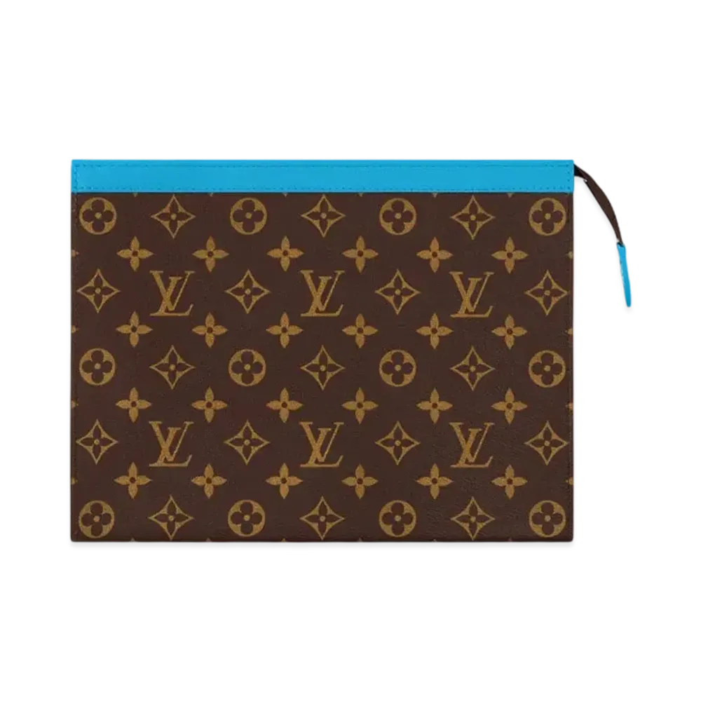 Louis Vuitton Pochette Voyage MM Monogram Macassar "Gaston Blue"