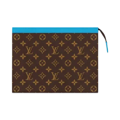 Louis Vuitton Pochette Voyage MM Monogram Macassar "Gaston Blue"