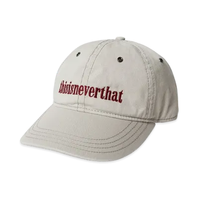 thisisneverthat Onyx Logo Cap "Off White"