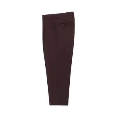 WACKO MARIA x DORMEUIL Pleated Trousers (Type-2) "Dark Purple"