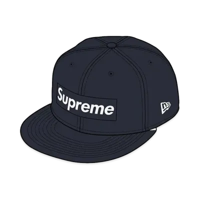 Supreme Rings Box Logo New Era "Navy"