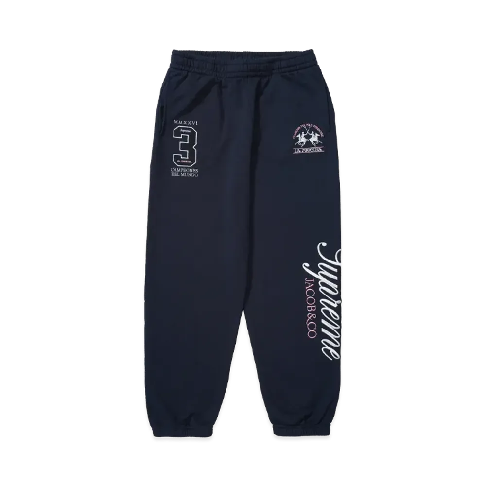 Supreme x La Martina Sweatpant "Navy"