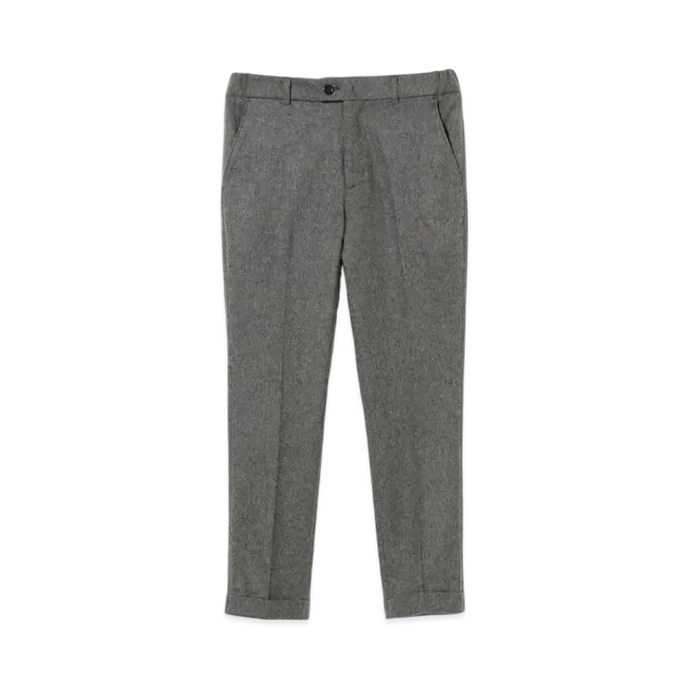 BEAMS Flannel Slacks "Gray"