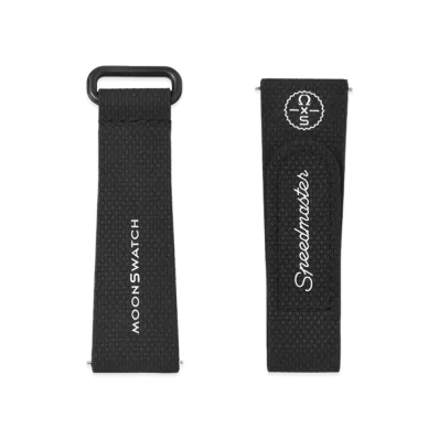 Swatch x OMEGA BIOCERAMIC MoonSwatch Rubber Strap "Black/Black"